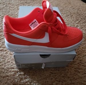 Team orange/white Air Force 1